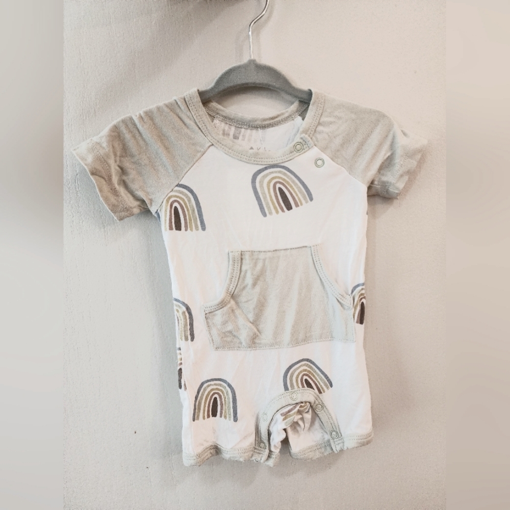 Kyte Rainbow Shorty Romper